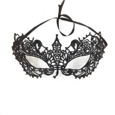 1 шт. Женская Сексуальная Маскарадная маска на Хэллоуин для вечеринки Черная