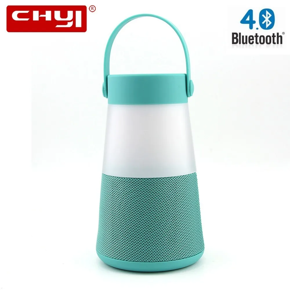 CHYI кемпинговая лампа Bluetooth динамик фонарь летучая мышь TWS сабвуфер Беспроводная
