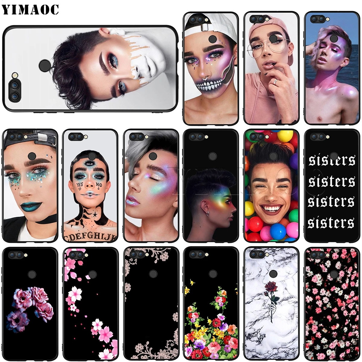 Силиконовый чехол YIMAOC James Charles для Huawei Honor Mate P smart Y7 Y9 8C 30 20 10 8x Nova 3i 3 Lite Pro Prime 2018 2019 |