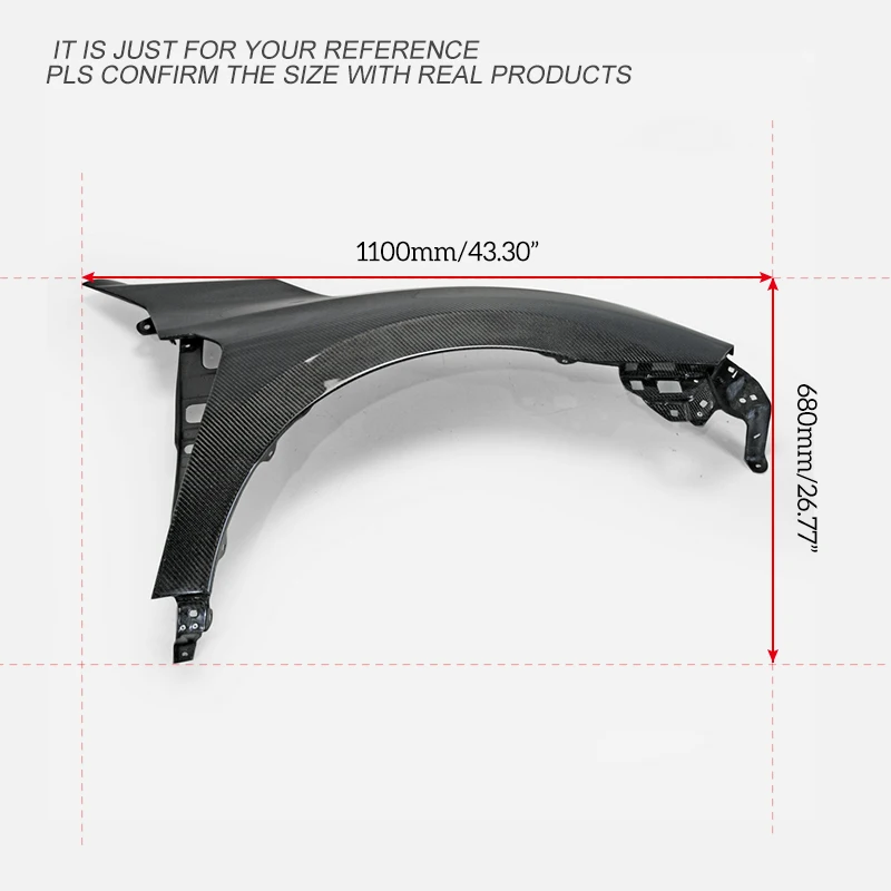 Автомобильные аксессуары для Honda FK8 CIVIC TYPE R OEM углеродного волокна переднее крыло