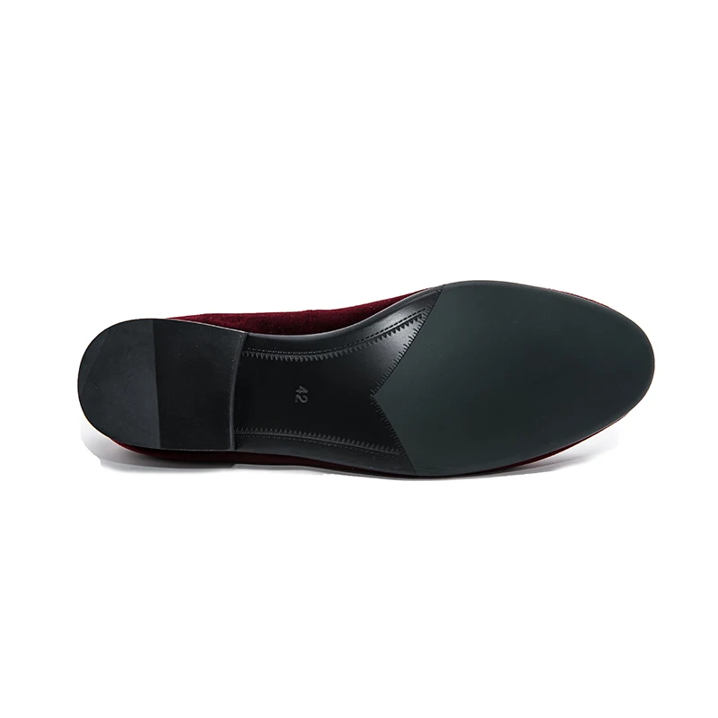 Jeder schuh velvet men handmade loafers Fashion Prom and wedding men's casual shoes flats | Обувь