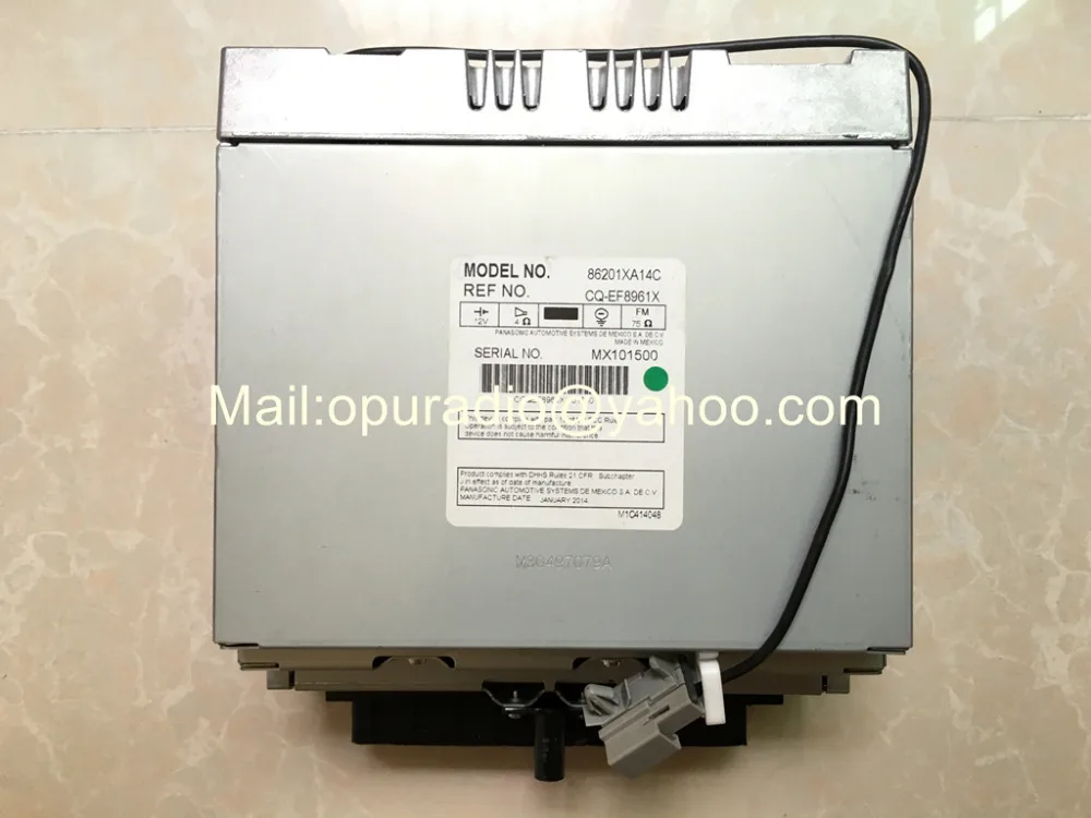 Фабричное радио Subaruu OEM 86201XA14C CQ EF8961X 6 cd чейнджер с MP3 для Subarru Tribeca 06 13 автомобильный