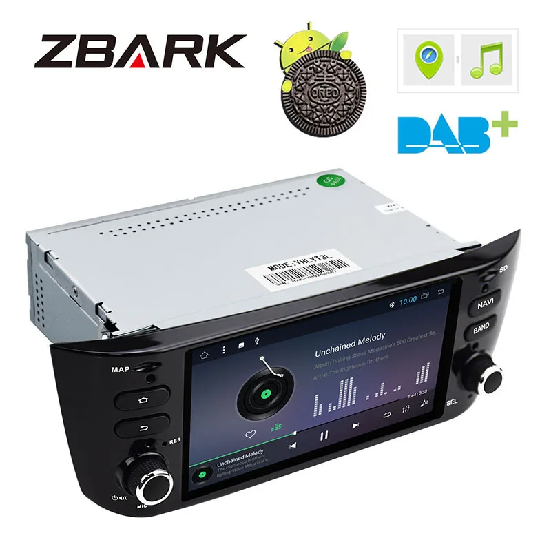 6," Android 9,0 автомобиль радио плеер gps Wi-Fi DAB+ Canbus для FIAT Punto 199 310/Linea 323 2012 2013 YHLYT3L