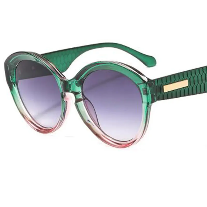 Модные солнцезащитные очки для женщин 2020 дизайнерские круглые большие винтажные