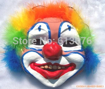 Rubber Clown Mask Joker Magic Trick Stage Street Accessories Gimmick Props Close Up Comedy | Игрушки и хобби