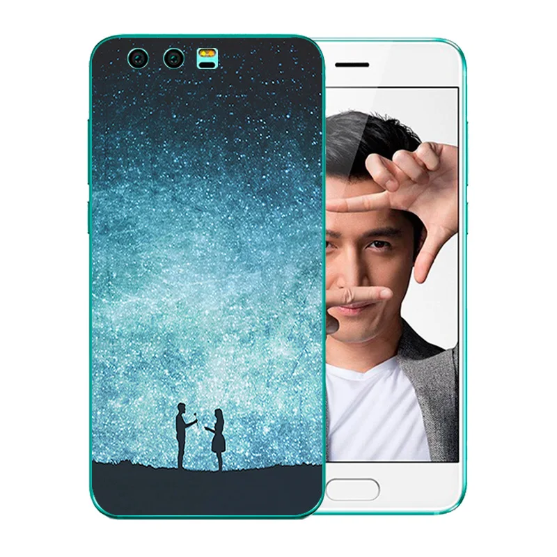 Чехол для телефона 5 15 дюйма Huawei Honor 9 задняя крышка высокого качества с узором