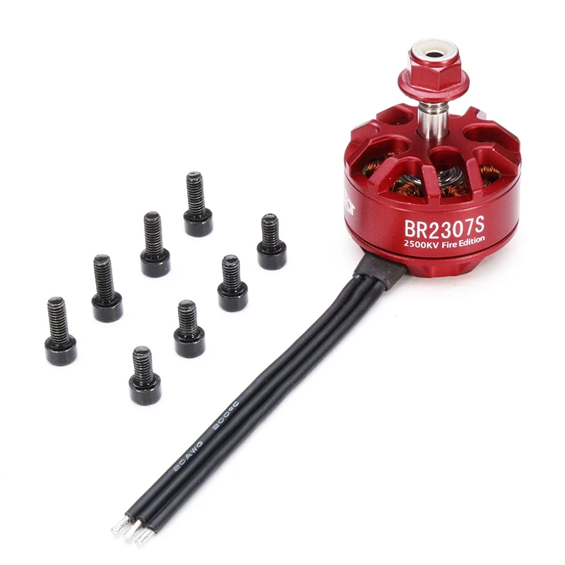 Racerstar 2307 BR2307S для Fire Green Edition 2500KV 2-4S бесщеточный двигатель X220 250 280 300 RC Мультикоптер