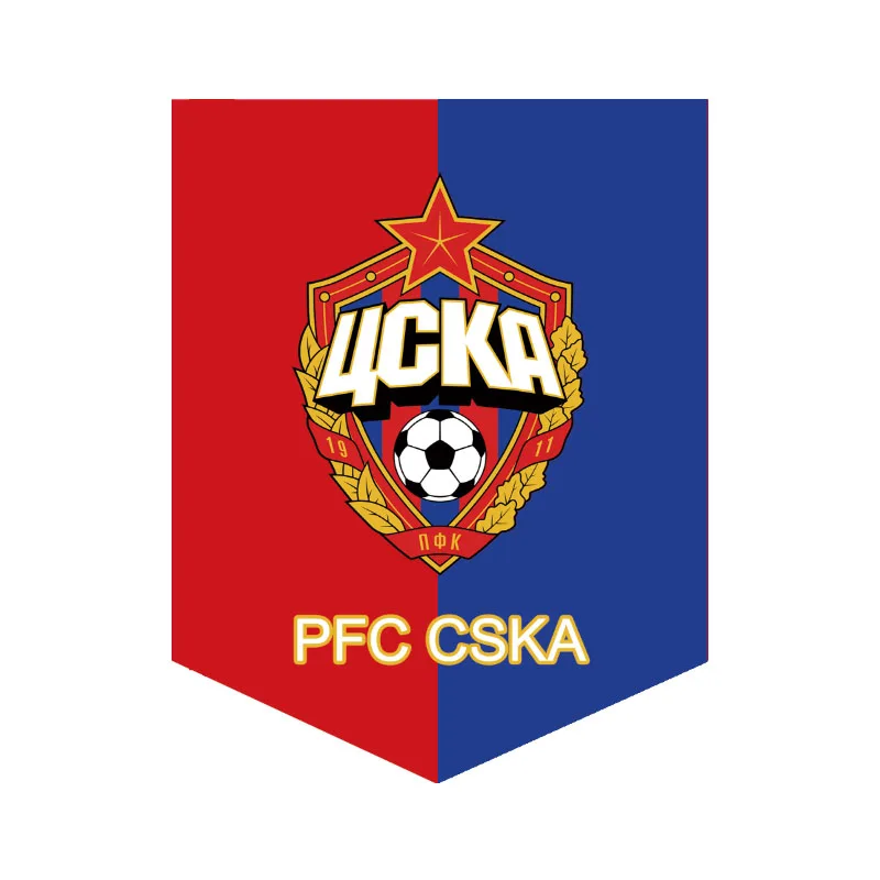 PFC ЦСКА москвичка 30 см* 35 см Национальный Футбольный флаг Висячие полиэфирные украшения для клуба