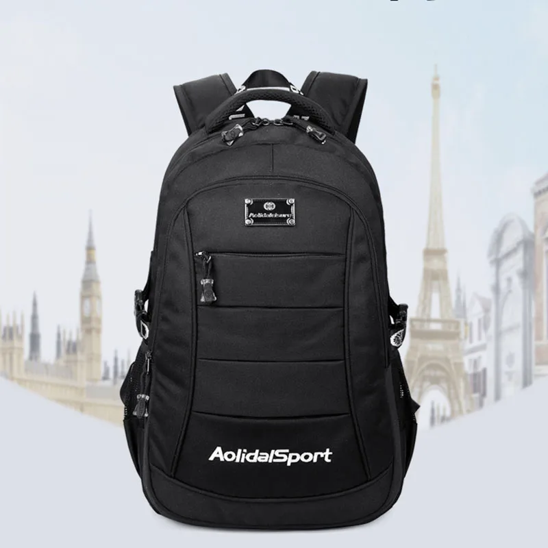 Для мужчин Рюкзак молодежный Твердые мужской рюкзак высокое качество дорожные