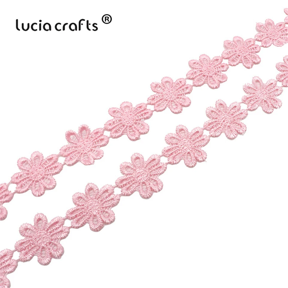 Lucia crafts 2,5 см ручной работы лоскутный материал с кружевной лентой пошив одежды «сделай сам» кружевная отделка головные уборы аксессуары 2 ярдов N0408