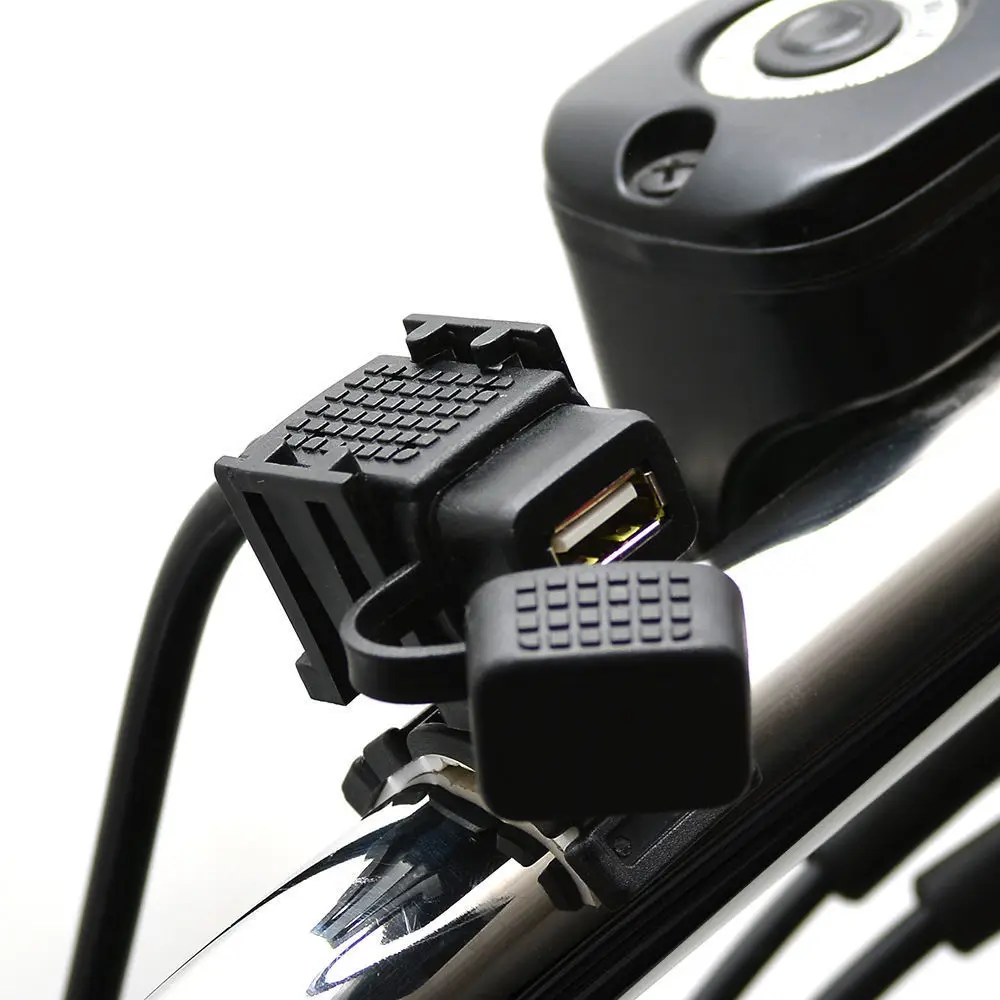 12v мотоцикл водонепроницаемый USB зарядное устройство розетка адаптер