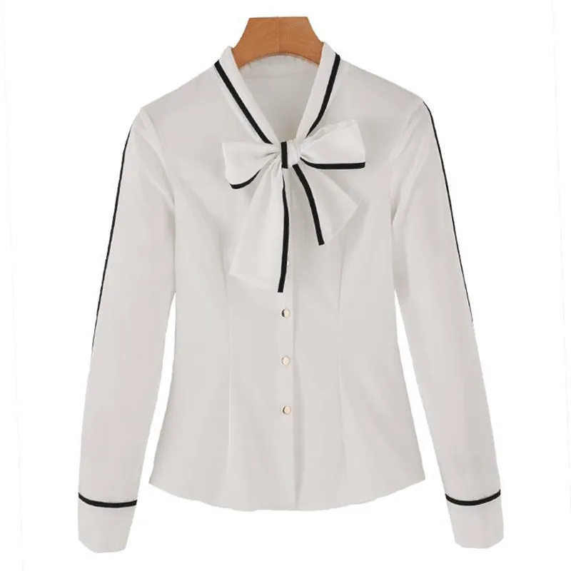 Naviu новые модные женские топы и блузки Blusas Mujer De Moda 2019 шифоновая рубашка Офисная