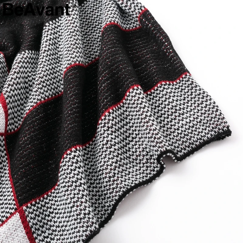 BeAvant Turtleneck cloak knitted sweater shrug female Oversize loose long pullover women jumper 2018 Winter tricot pull femme | Женская