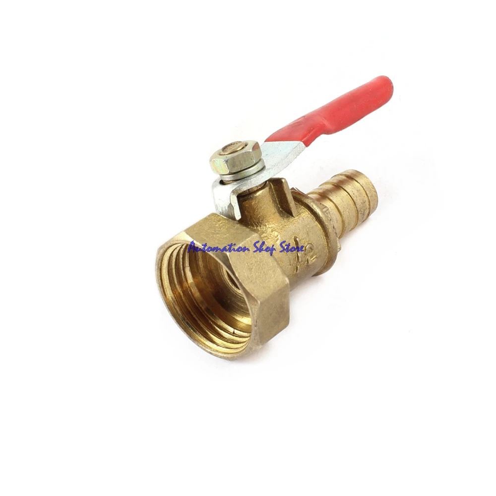 1 шт. медные фитинги для труб 10 мм 1/2 дюйма|valve ball|threading threadthread red |