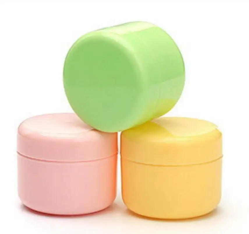 

50g Plastic Colorful Cosmetic Cream Jar With Lids,50ml Cream Bottle Package,Cosmetic Container LX1228