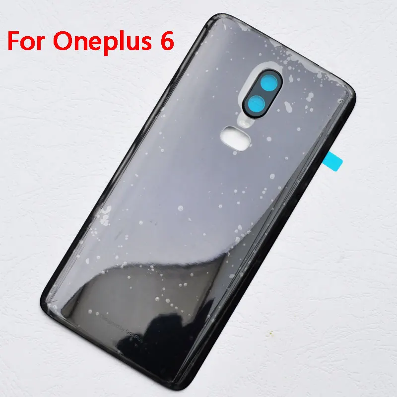 BINYEAE Новый 3D стеклянный чехол для аккумулятора Oneplus 6 задний с логотипом |