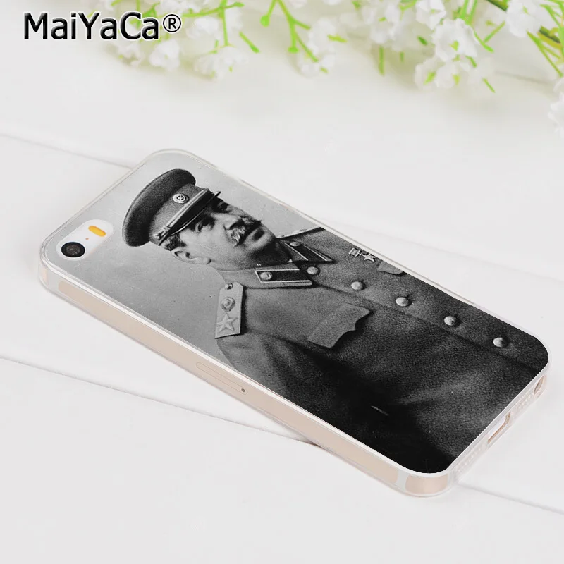 MaiYaCa Сталин советский Мягкий ТПУ чехол для телефона iPhone 8 7 6 6S Plus X 5 5S SE 11pro
