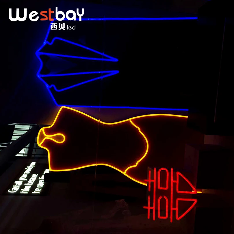 Westbay 12В светодиодный неоновый свет 12*26 мм гибкий для наружного украшения 80