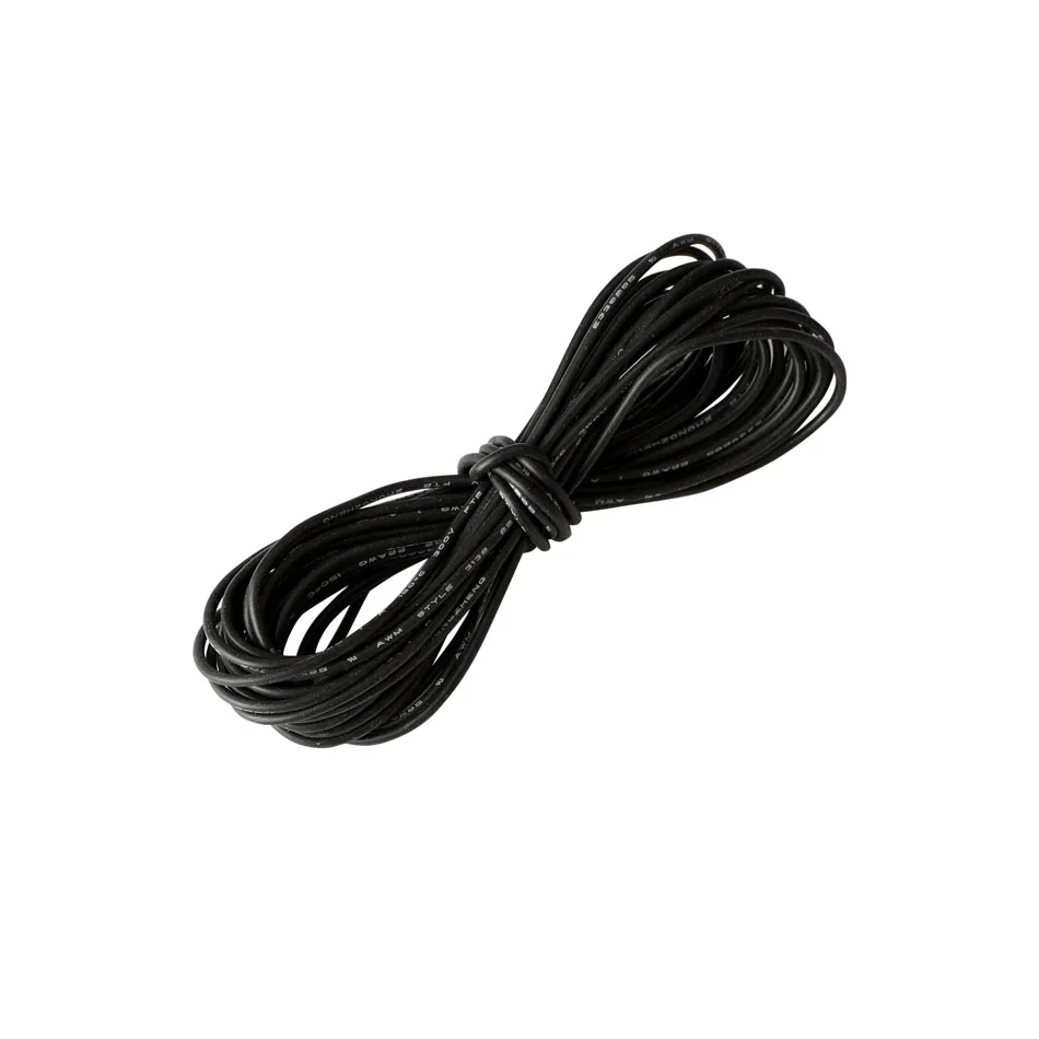 Фото Силиконовый провод 26 AWG UL3132, многожильный провод, гибкий, 7 калибр, 300 В, луженая медная резина, изолированный Электрический провод №3