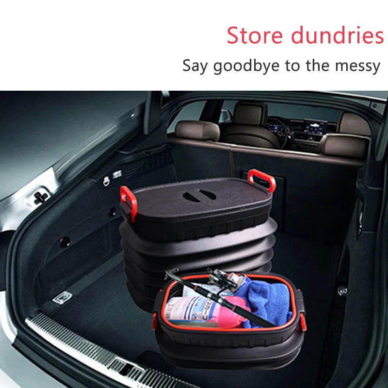 ZD 1X ящик для хранения багажника автомобиля многофункциональный складной 18л VW polo