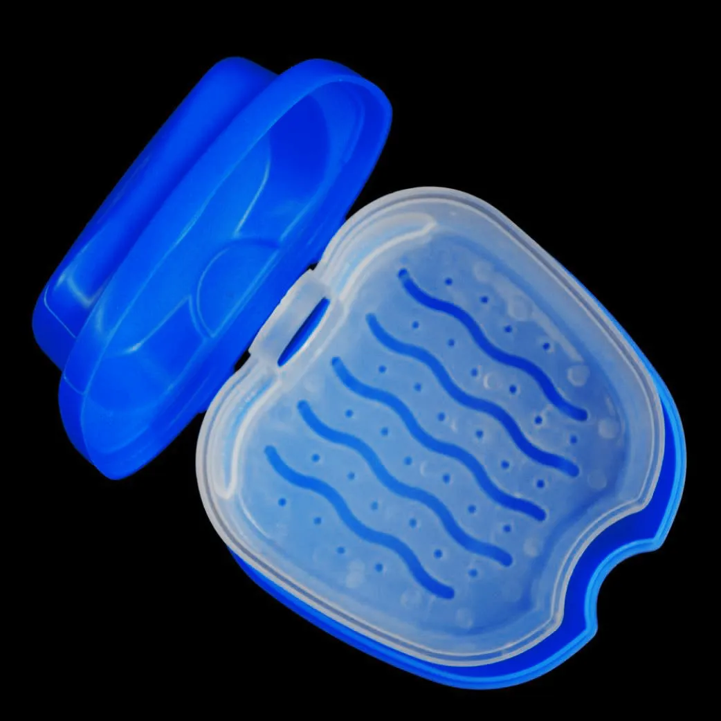 Dropshipping Denture Bath Box Case Dental False Teeth Storage with Hanging Net Container | Дом и сад