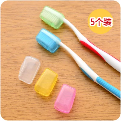 5Pcs Portable Tooth Brush Cap Case Toothbrush Cover Holder Health Germproof Travel Hiking Camping Toothbrushes Protector Hot
