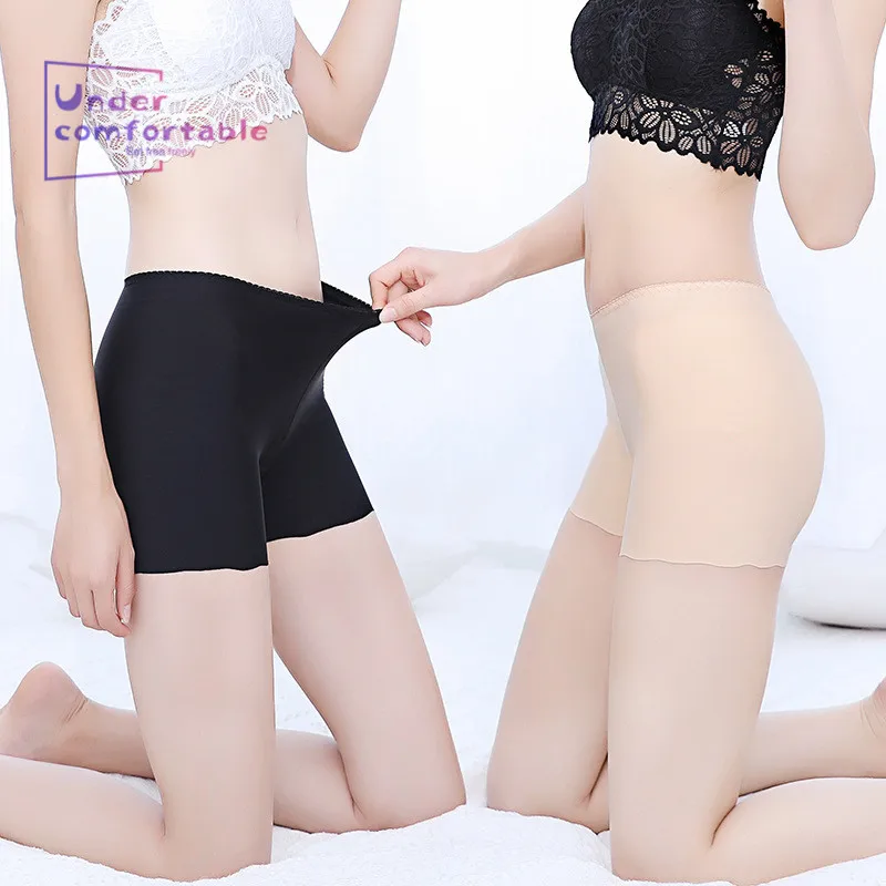 Fancy Seamless Silky Women Boyshort For Summer Short Panties Thin Dress Ladies Underwear Comfortable Intimates Girl Briefs |