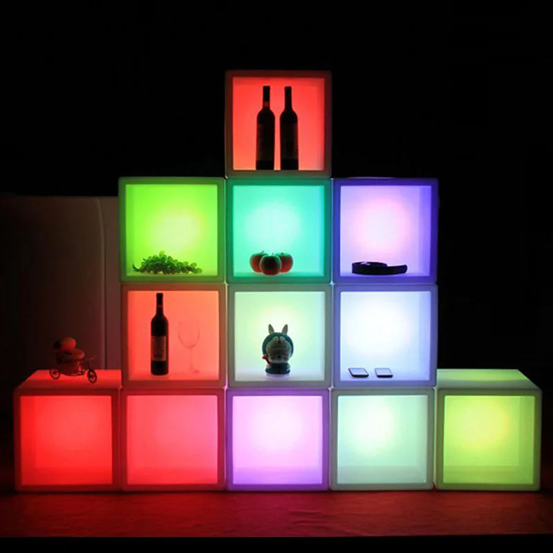 2 шт. 40*40*40 см светодиодный куб RGB-бар KTV вечерние мероприятия разноцветные