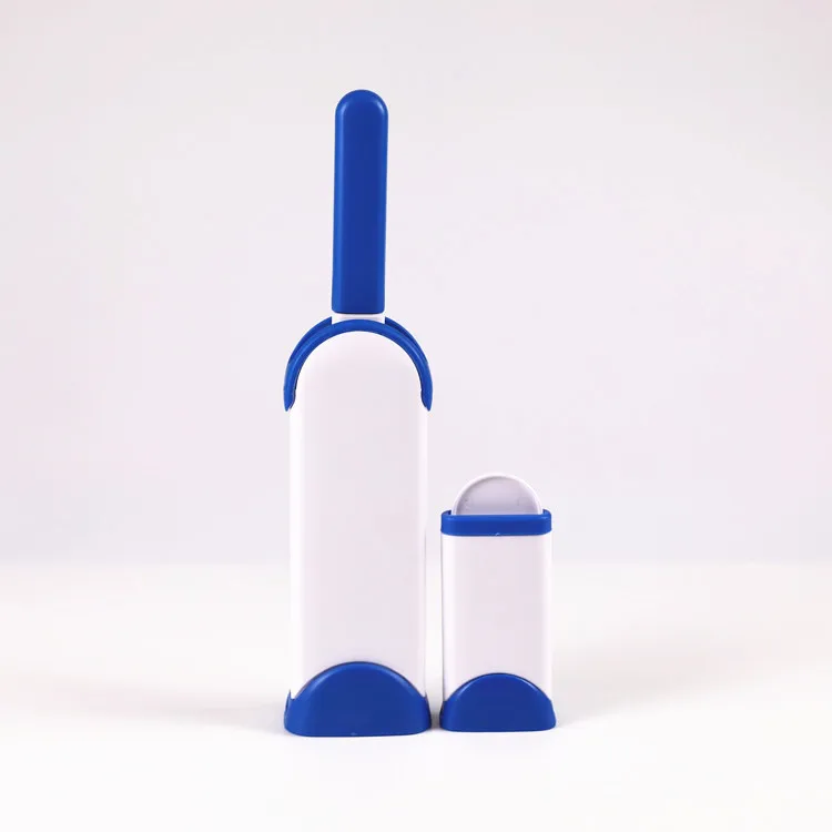 dark blue set Щетка для удаления шерсти домашних животных многоразовая двусторонняя щетка для удаления катышков портативная щетка для чистки шерсти и пыли - Цвет: dark blue set
