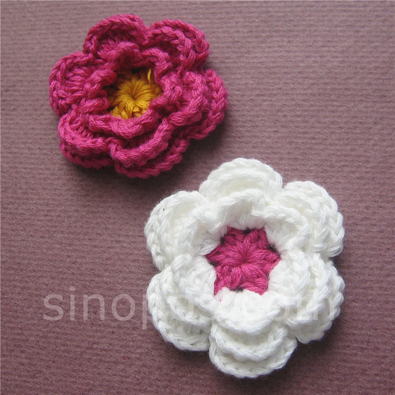 Покрывало Русалочка ручная вязка в виде сливовых цветов 48 мм лоскутного шитья