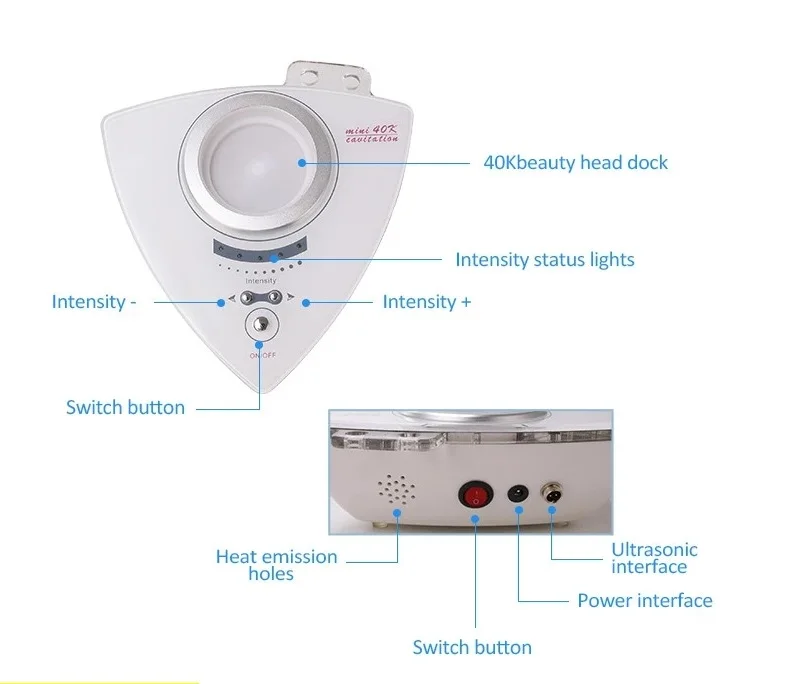 

Strong Mini Home Use 40K Ultrasound Slimming Machine Fat Burning Weight Loss Crack Cellulite Body Shaping Dissolve Fat Machine
