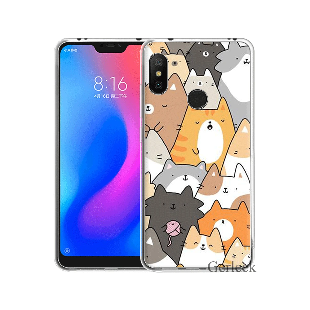 Чехол для мобильного телефона Desxz милый забавный кот Xiaomi Redmi Note 3 Pro 4 4X 5 6 7 Go 5A
