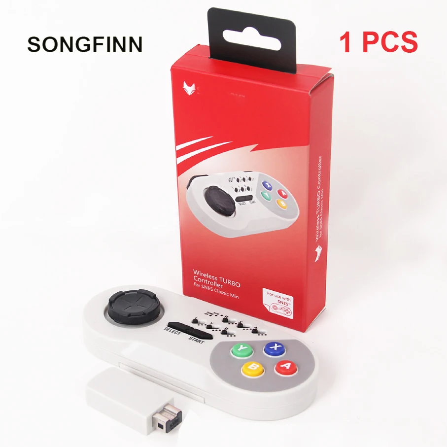 Беспроводной турбоконтроллер SONGFINN джойстик геймпад посылка кой для SNES Mini Classic