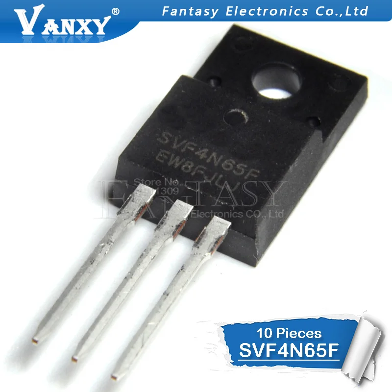 10 шт. SVF4N65F TO-220F 4N65F SVD4N65F-220 SVF4N65 650V 4A SVF7N65F SVF7N65 SVF12N65F SVF12N65 | Электронные компоненты и