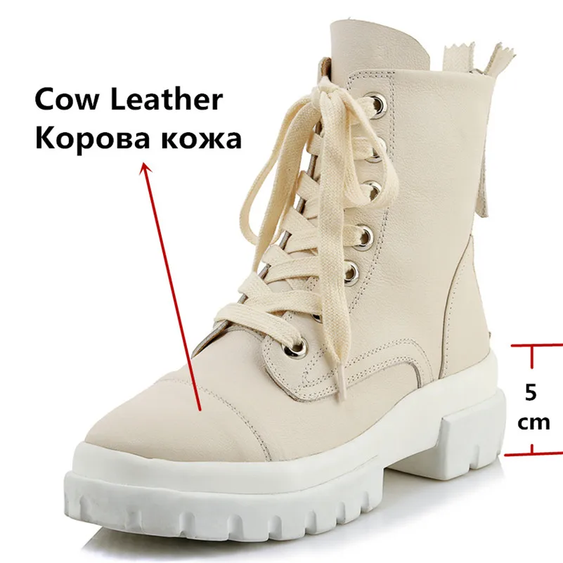 FEDONAS/осень-зима женские ботильоны на высоком каблуке со шнуровкой в стиле панк