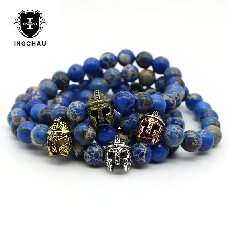 Браслет с бусинами в виде римского воина|bracelets for|helmet braceletstone bracelet |