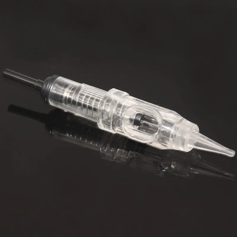 needle cartridge 1 шт., розовый Перманентный макияж, высокое качество, тату-пистолет, легко нажимается, Перманентный карандаш для бровей, контура губ, тату-пистолет - Цвет: needle cartridge