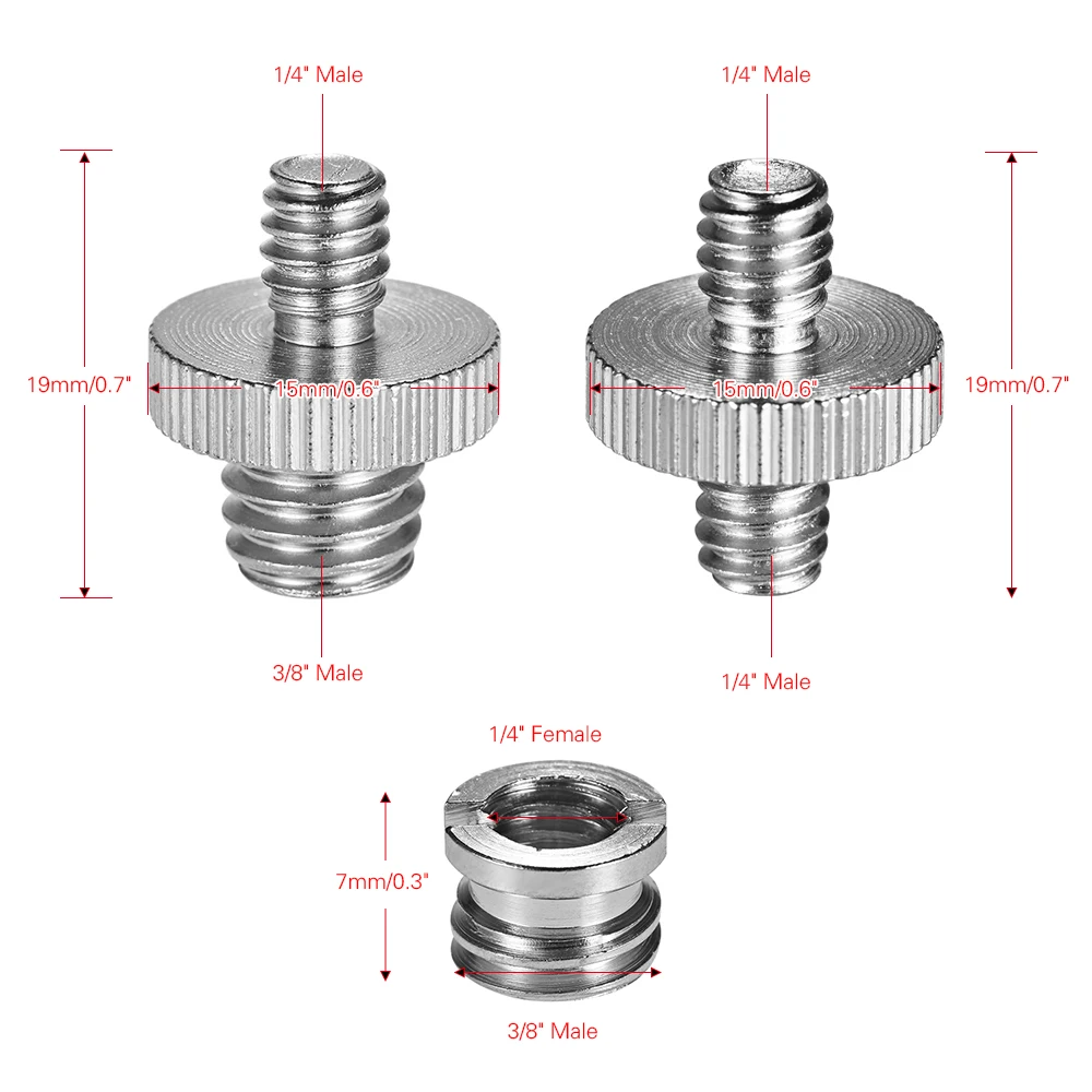 Штатив для камеры монопод шаровая Головка 1/4 &quot-20 до 3/8&quot-16 резьбовой винт