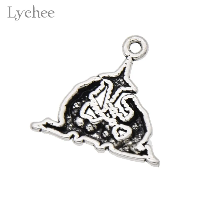 Lychee винтажные подвески из сплава в форме звезды Иисуса Рождества Античные