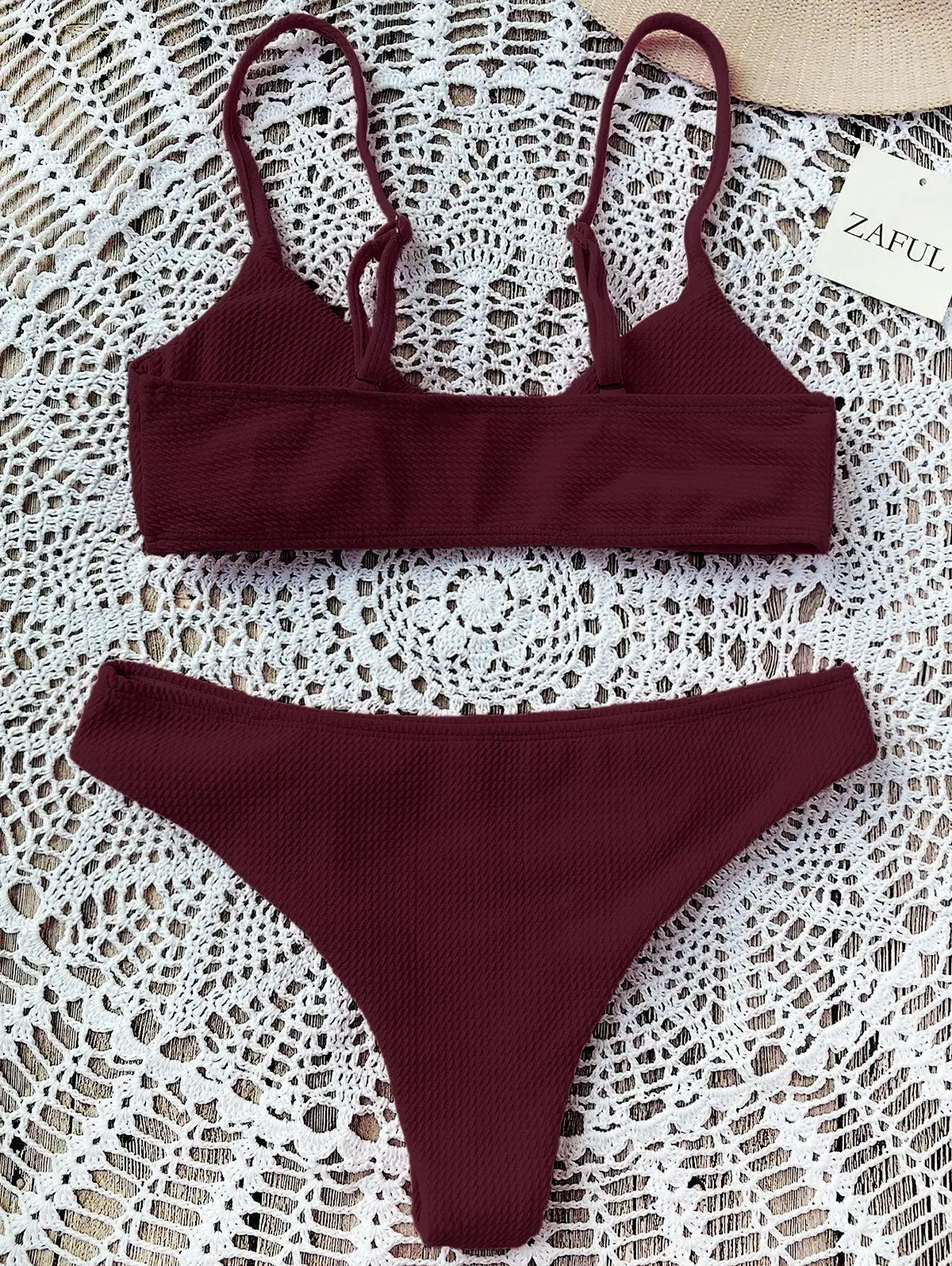 Женский купальник с чашками пуш ап и заниженной талией|beachwear swimwear|beachwear womenbeachwear