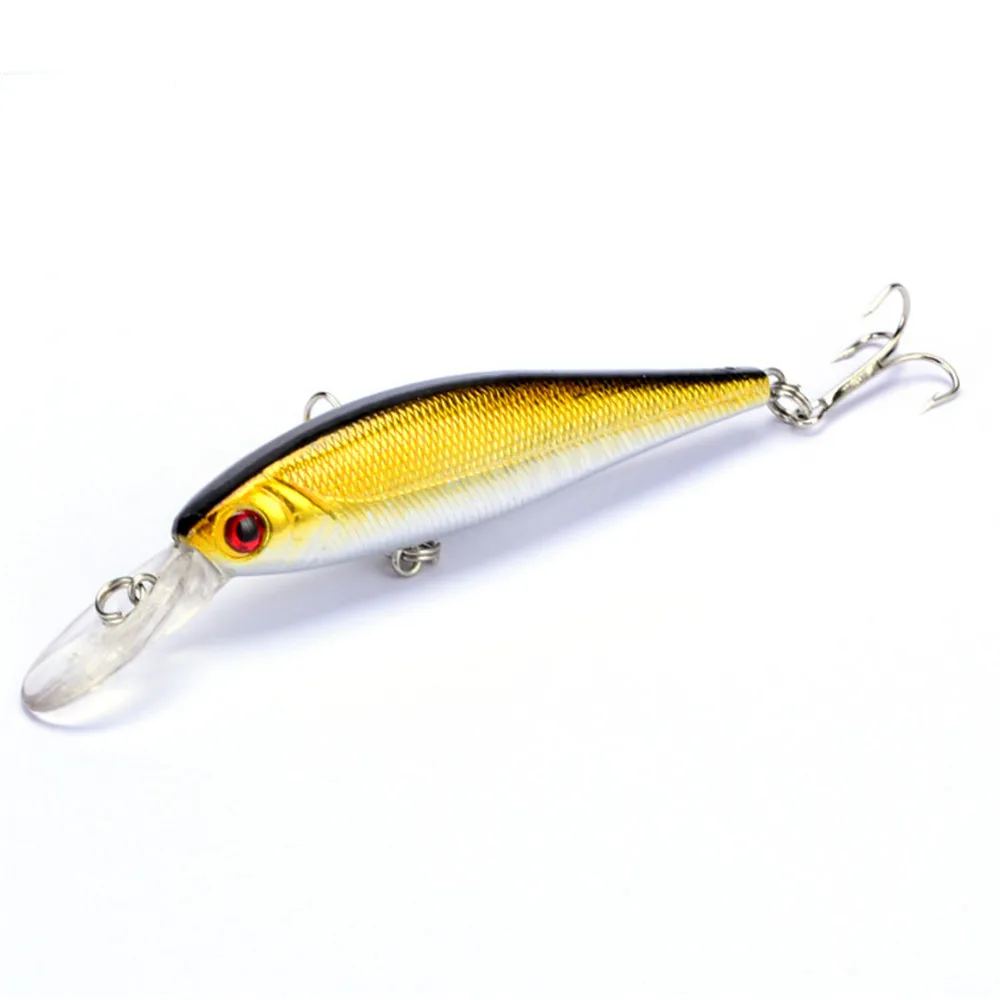 

1pcs Minnow Pesca Wobblers Fishing Lure Hard Bait 10cm 9.4g Swimbait with Treble Hooks isca artificial Pike Bait Fishing Tackle