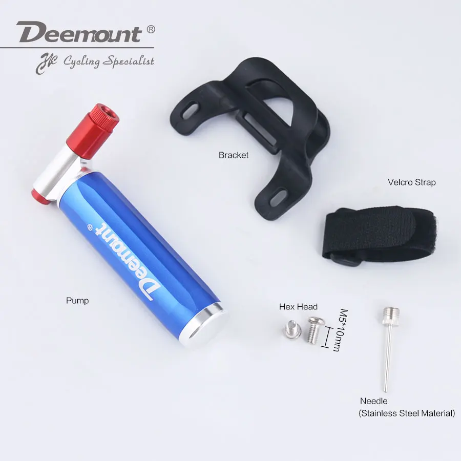 Deemount Велосипедный Спорт co2 насос для 16 г без резьбовых картридж велосипед шины