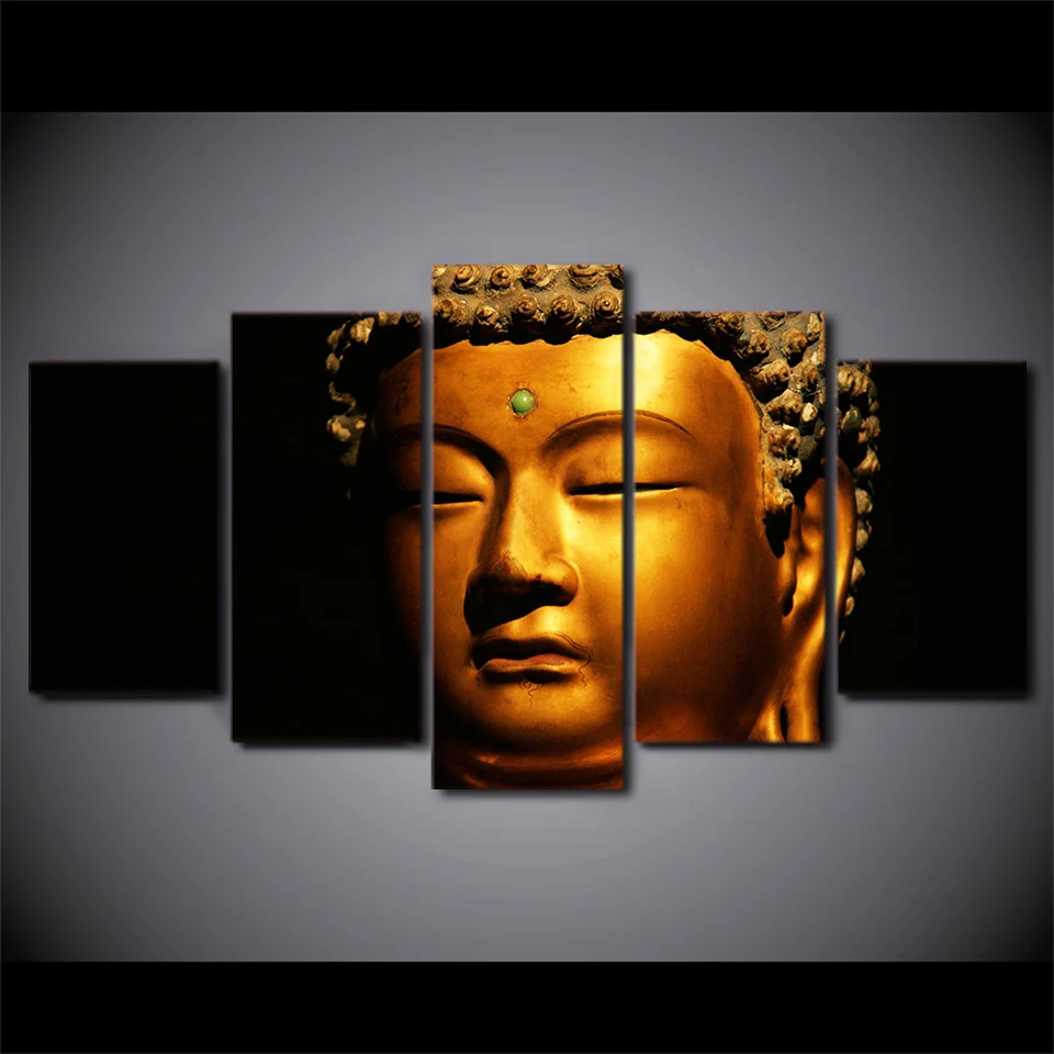 HD Printed golden buddha Painting Canvas Print room decor print poster picture canvas Free shipping/NY-6352 | Дом и сад