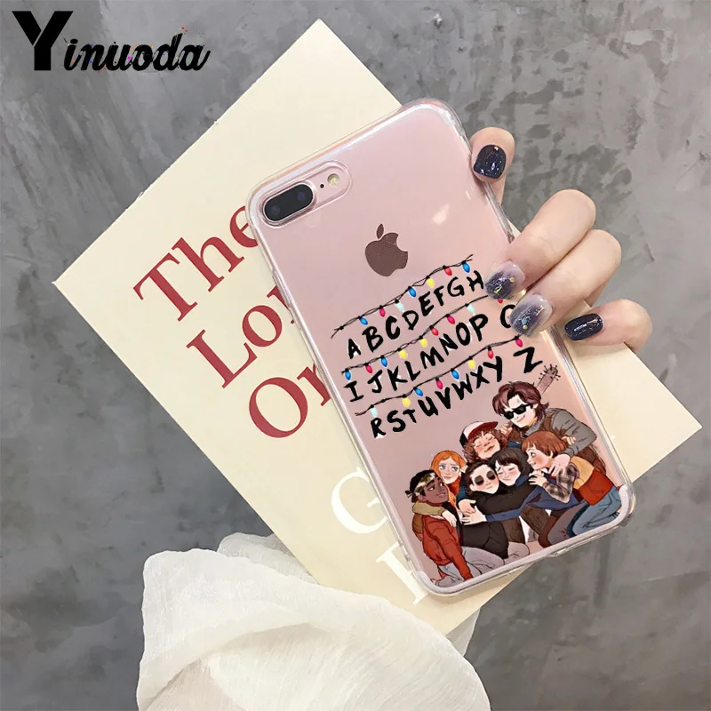 A2 Yinuoda странные вещи Coque Оболочка Чехол для телефона для iPhone 8 7 6 6S Plus 5 5S SE XR X XS MAX Coque Shell - Цвет: A2