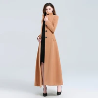 women long coats wool iuxury cashemire coats especially womens wool elegant new autumn autumn coat for women high quality k3943