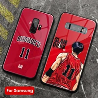 slam dunk anime manga phone case cover glass soft silicone for samsung galaxy s7 s8 s9 s10e s10 s20 ultra plus note 8 9 10 plus
