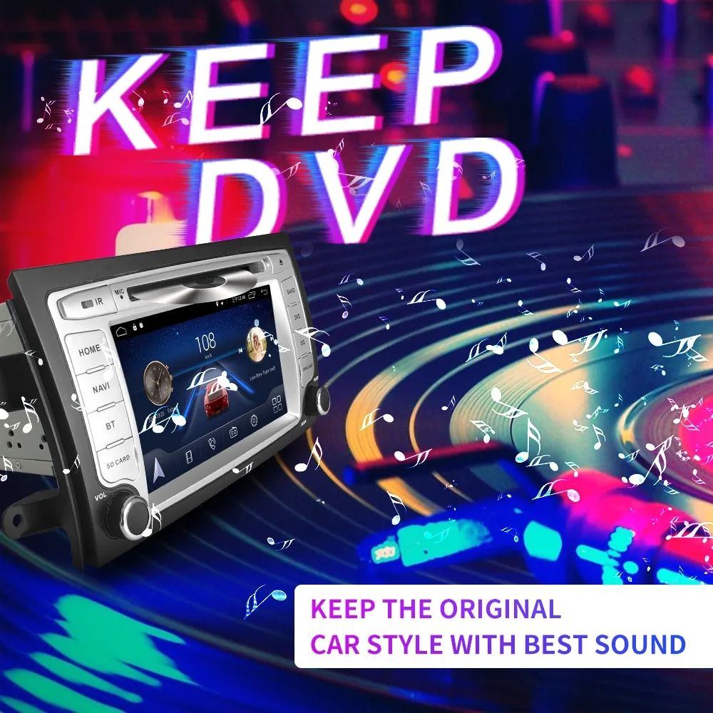 IPS сенсорный экран DSP звук Android 9 0 2 DIN 4g Lte радио для FIAT Palio GPS DVD плеер стерео