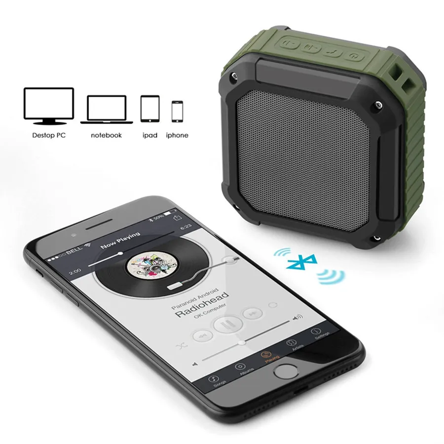 Новое поступление распродажа! Crdc 4.0 Bluetooth Динамик сабвуфер с CSR чип Мощный IP65