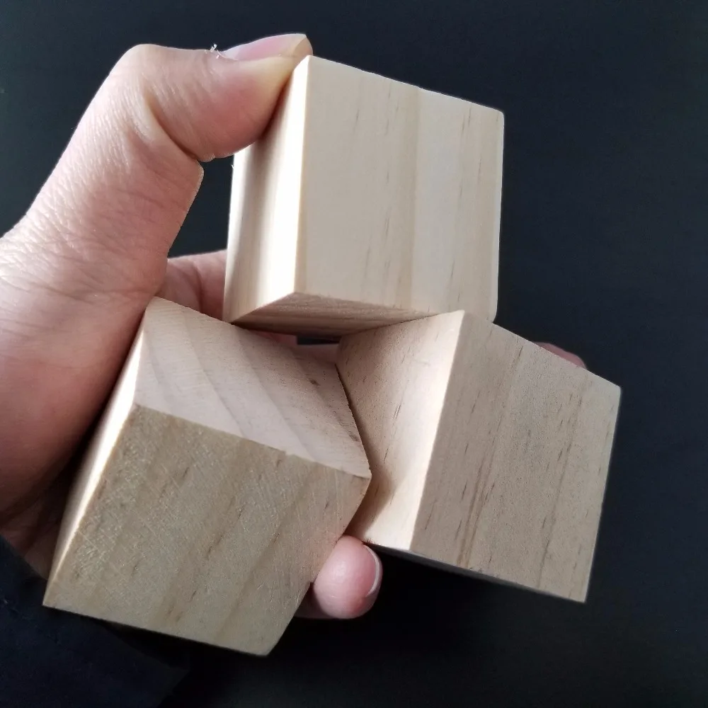 Новая зеландия сосна K893Y 3 лампы 40*40*40 мм деревянный блок DIY строительные блоки