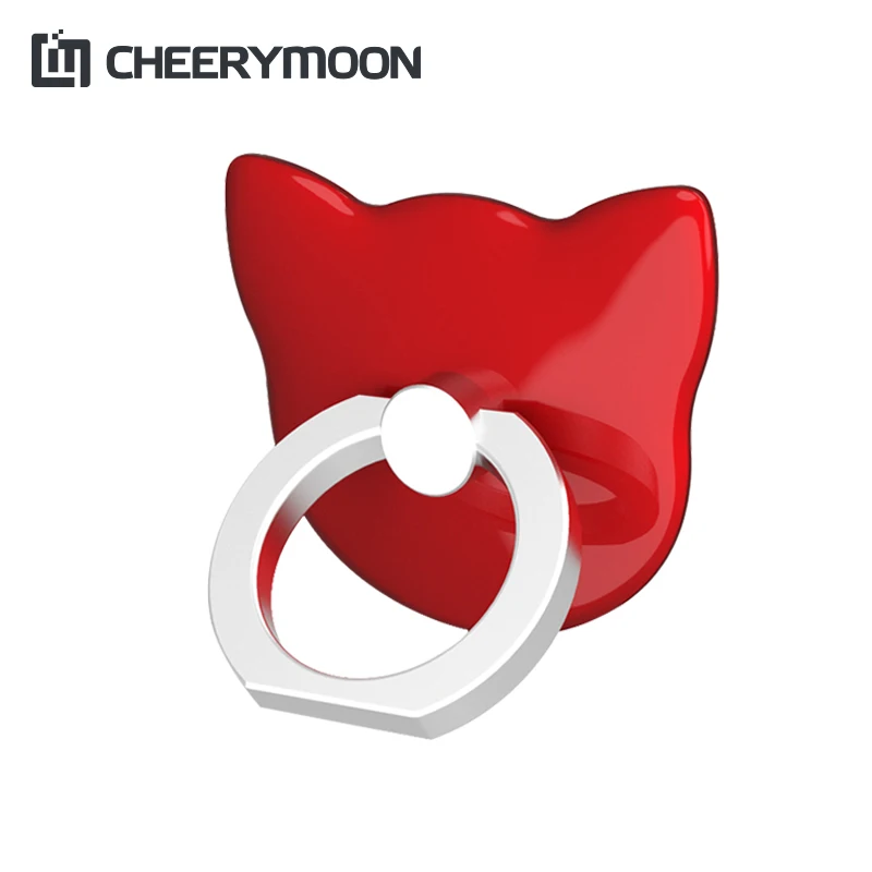 CHEERYMOON голова кошки серия 360 градусов кольцо на палец держатель смартфона для iPhone